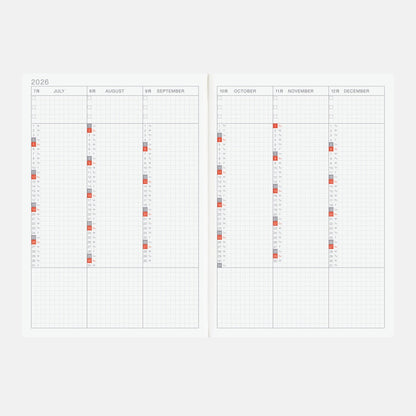 Agenda japonesa Hobonichi – Edición 2026 (Planner, Cousin y Weeks)