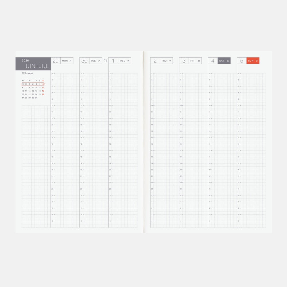 Agenda japonesa Hobonichi – Edición 2026 (Planner, Cousin y Weeks)