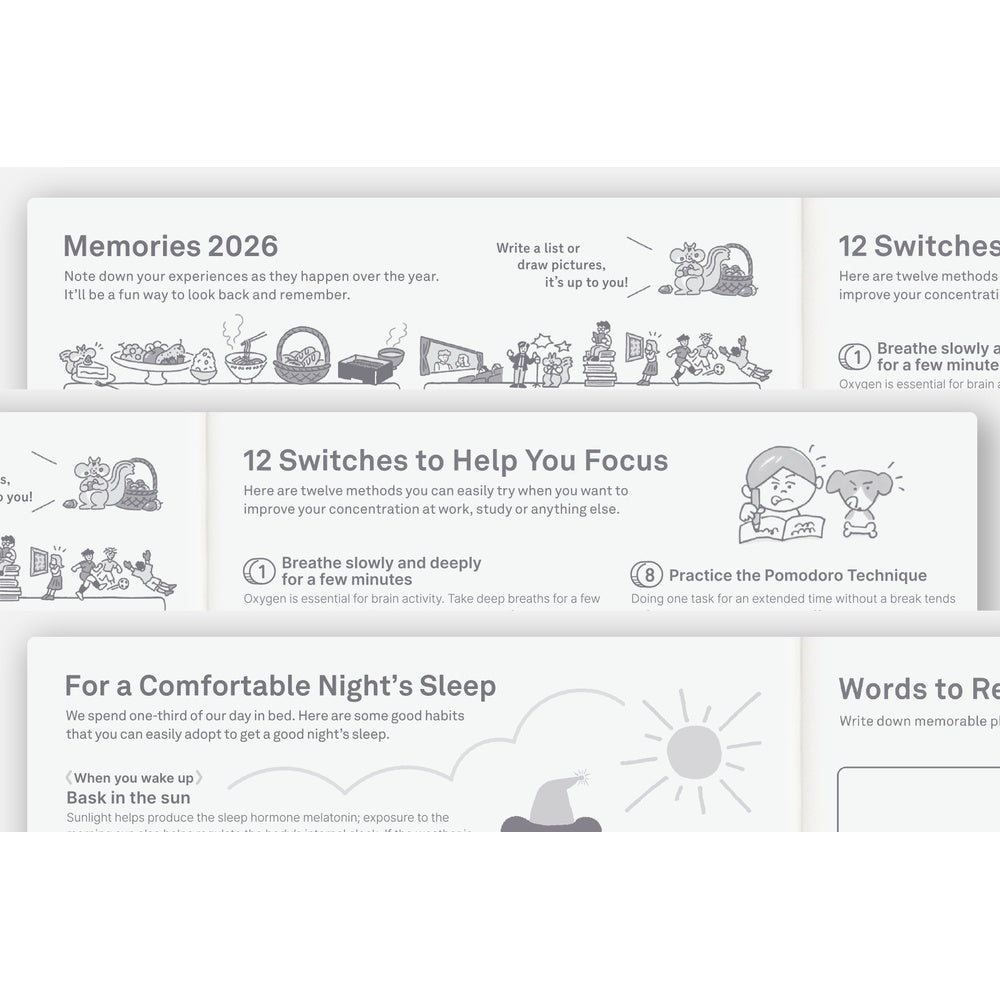 Agenda japonesa Hobonichi – Edición 2026 (Planner, Cousin y Weeks)