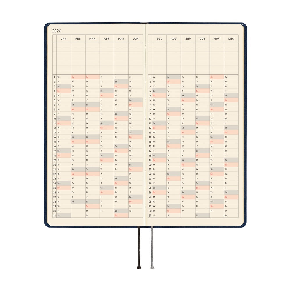 Agenda japonesa Hobonichi – Edición 2026 (Planner, Cousin y Weeks)