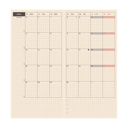 Agenda japonesa Hobonichi – Edición 2026 (Planner, Cousin y Weeks)